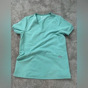 Figs Womens Jade Green Casma Scrub Top S